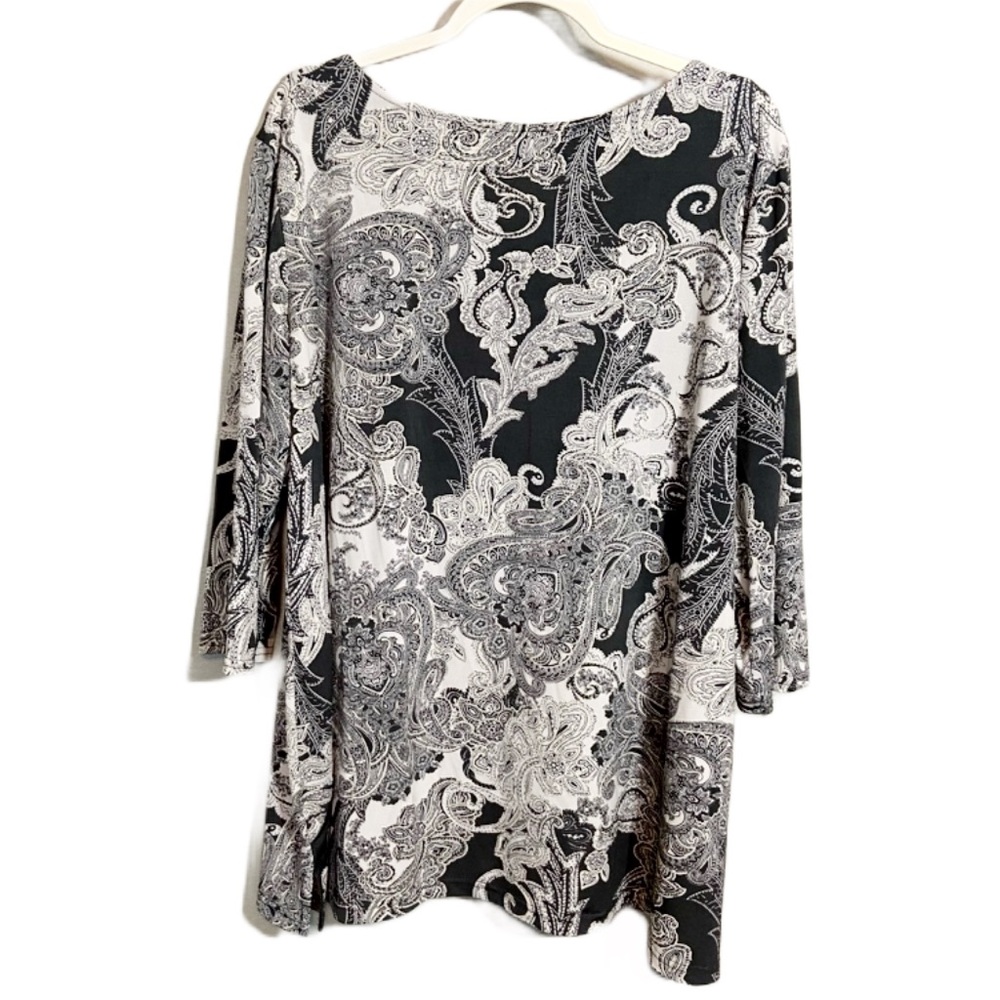 Ellen Weaver Paisley Blouse-2X. B39 - Picture 2 of 3